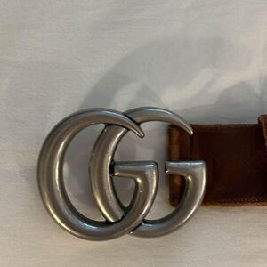 Gucci Brown Leather Belt